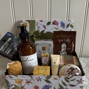 Bath & Body Gift Set - Brown and Yellow